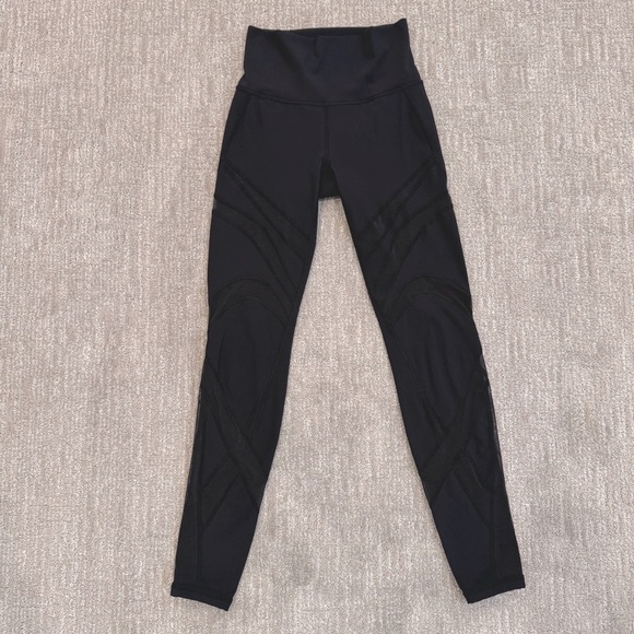 Lululemon Mesh Design Leggings - Picture 1 of 7